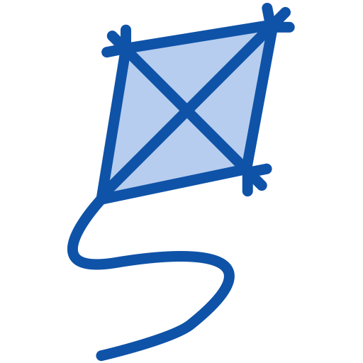 Kite svg vector icon