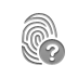 fingerprint,help icon