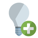 ligthbulb,off,add icon