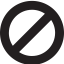 ban svg vector icon