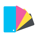 cmyk, color, color chart, colour, design, palette, printing svg vector icon