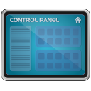 control panel, monitor, screen icon