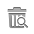 trash,zoom icon
