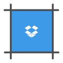 dropbox svg vector icon