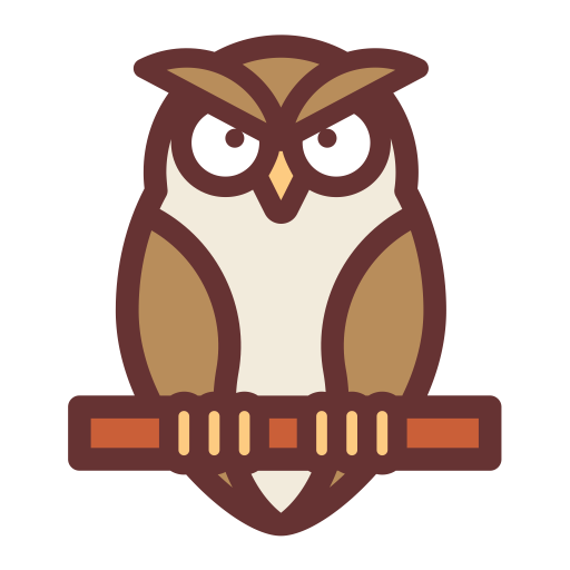 Owl svg vector icon
