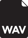 file, wav svg vector icon