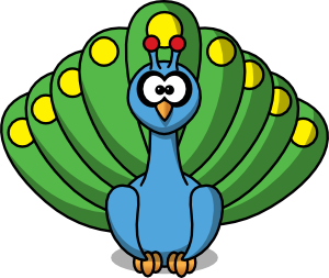 peacock icon