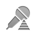 microphone,pyramid icon