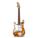 stratocaster,guitar,flower,plant icon
