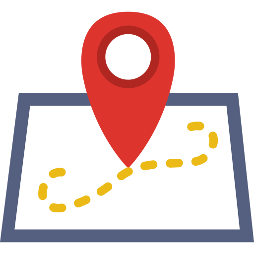 Map svg vector icon