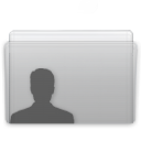 folder, graphite, user icon