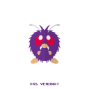 bug, kanto, pokemon, venonat svg vector icon