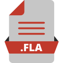 adobe file extensions, adobe flash, document, extension , file, file format, fla svg vector icon