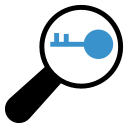 key, keyword, search, seo svg vector icon