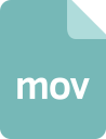 document, extension, file, format, mov svg vector icon