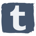 social, tumblr svg vector icon