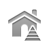 home,pyramid icon