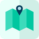 gps, location, map icon