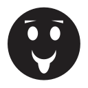 emoji, emotion, out, smiley, stuck, tongue svg vector icon