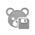 teddy,bear,diskette icon
