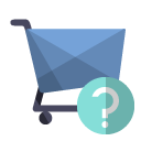 shoping,cart,help icon