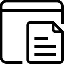 document, essential, object, online, ui, web svg vector icon
