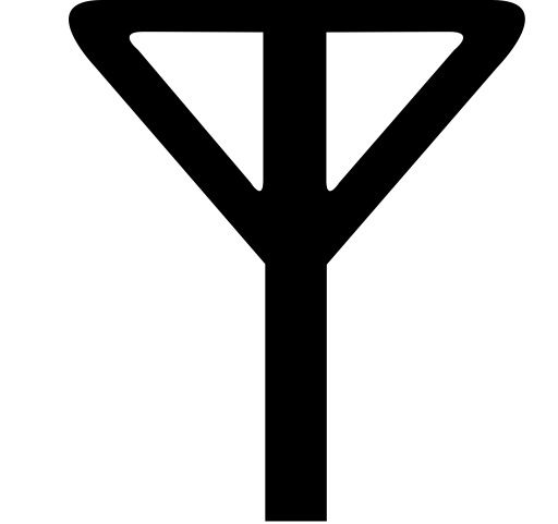 Si Glyph Antenna svg vector icon