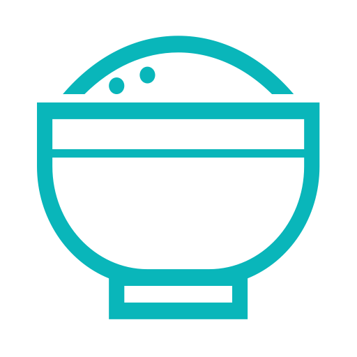 Steamed Rice svg vector icon