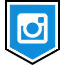 instagram, logo, media, social svg vector icon