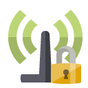 antenna,lock icon