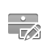 cashbox,pencil icon