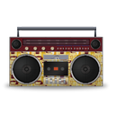 boombox, retropeach icon