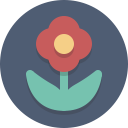 flower, nature, plant svg vector icon