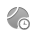 ball,tennis,clock icon