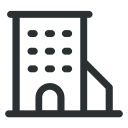 building, city, hotel, office svg vector icon