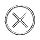 cancel, close, delete, productivity, shape, social svg vector icon