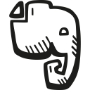 doodle, evernote, hand drawn, sketch, social svg vector icon