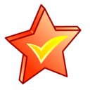 brand, star icon