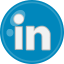 linkedin, media, social svg vector icon