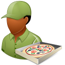 male, pizzadeliveryman icon