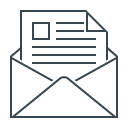 email, emailer, envelope, letter, mail, message svg vector icon