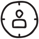 aim, boss, customer, marketing, target, targetuser, user svg vector icon