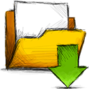 folder,download icon