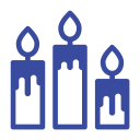 candle, celebration day, christianity, easter, holiday, line, spring svg vector icon