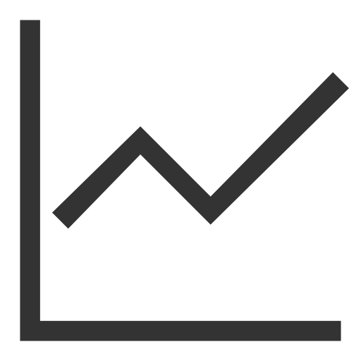 Line Chart svg vector icon