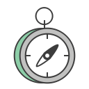 compass, direction, hiking, journey, north, travel, trip svg vector icon