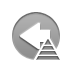 arrow,left,pyramid icon