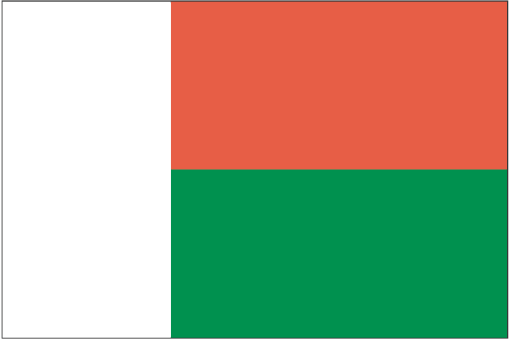 Madagascar svg vector icon
