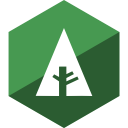 forrst, gloss, hexagon, media, social svg vector icon