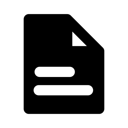 File Solid svg vector icon